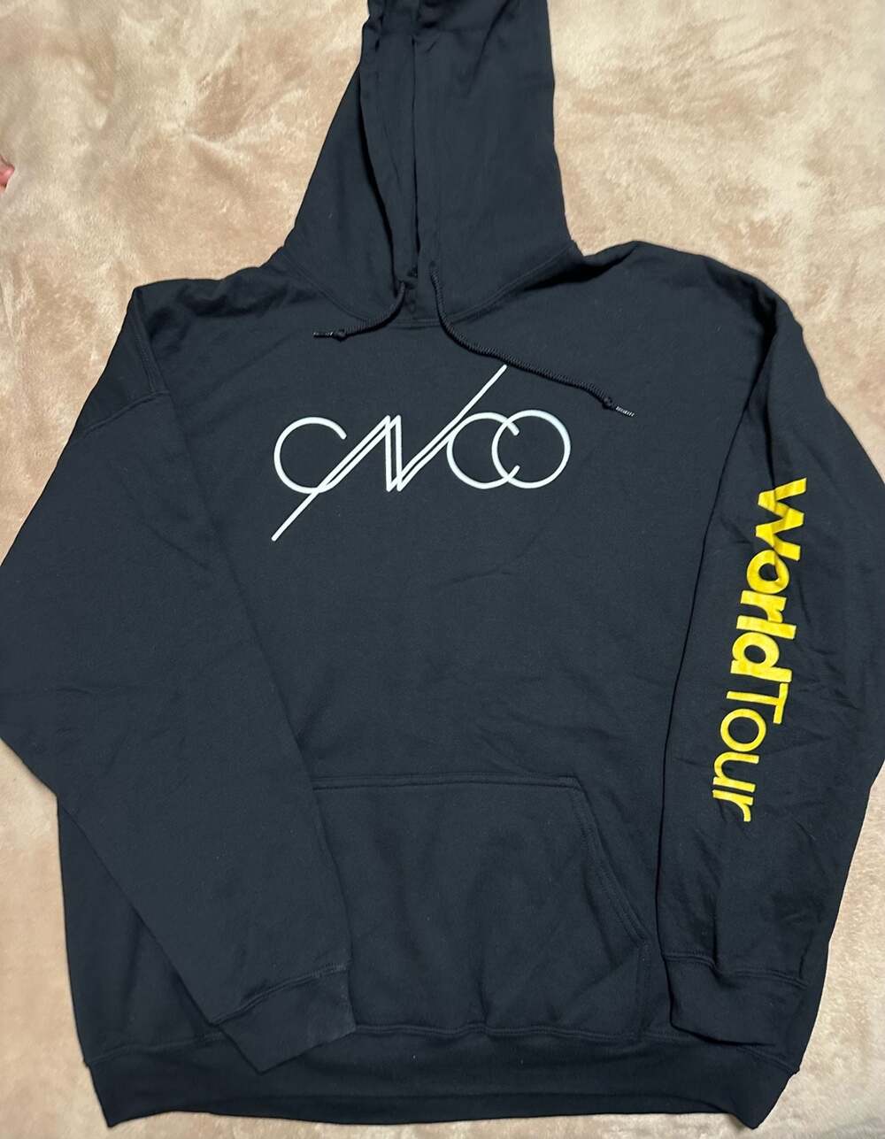 CNCO World Tour Graphic Hoodie Black Size 2X